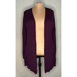 Torrid Plum Eggplant Mulberry Cardigan Sweater Size 2x